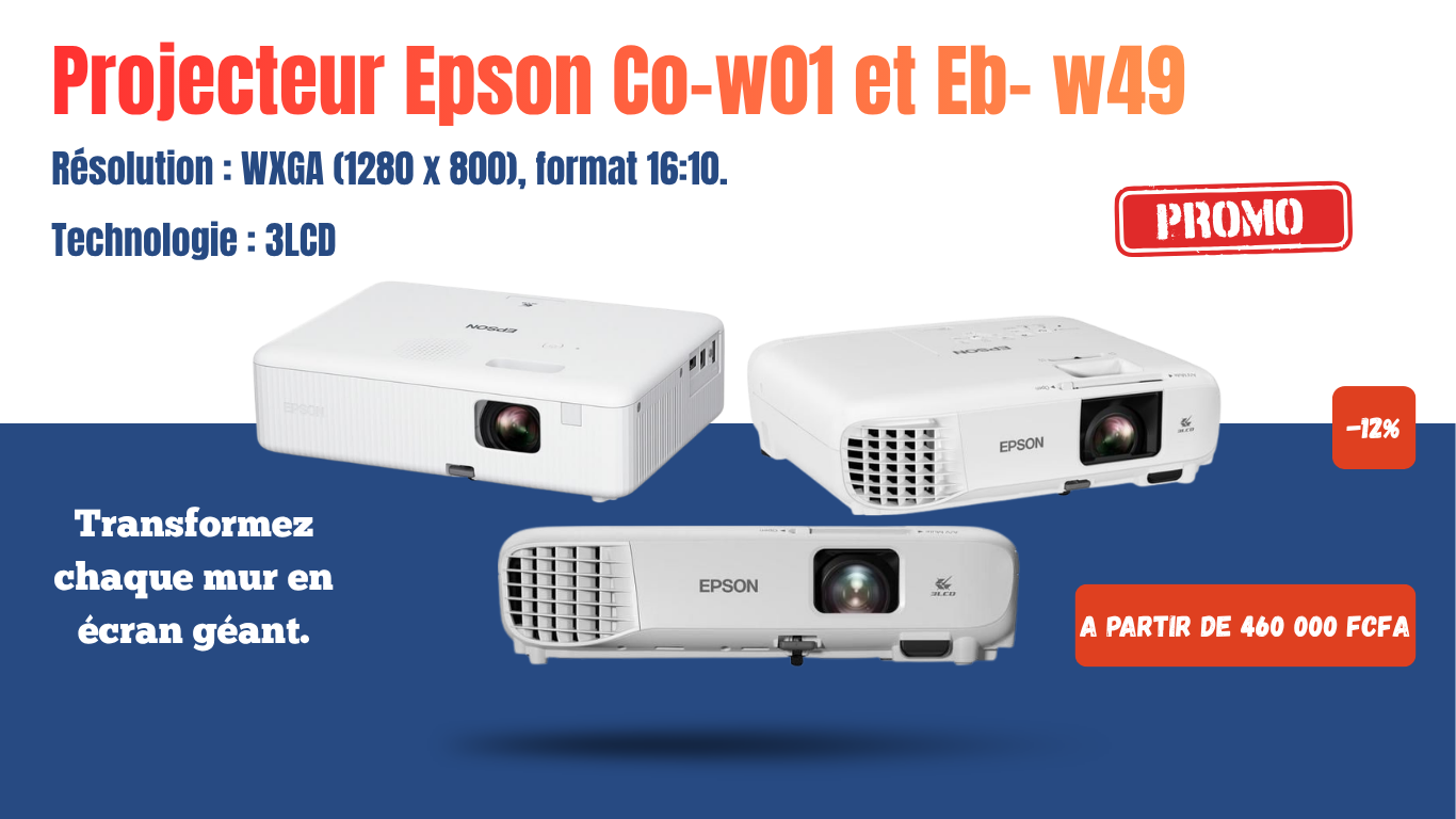 Projecteur Epson CO-W01
